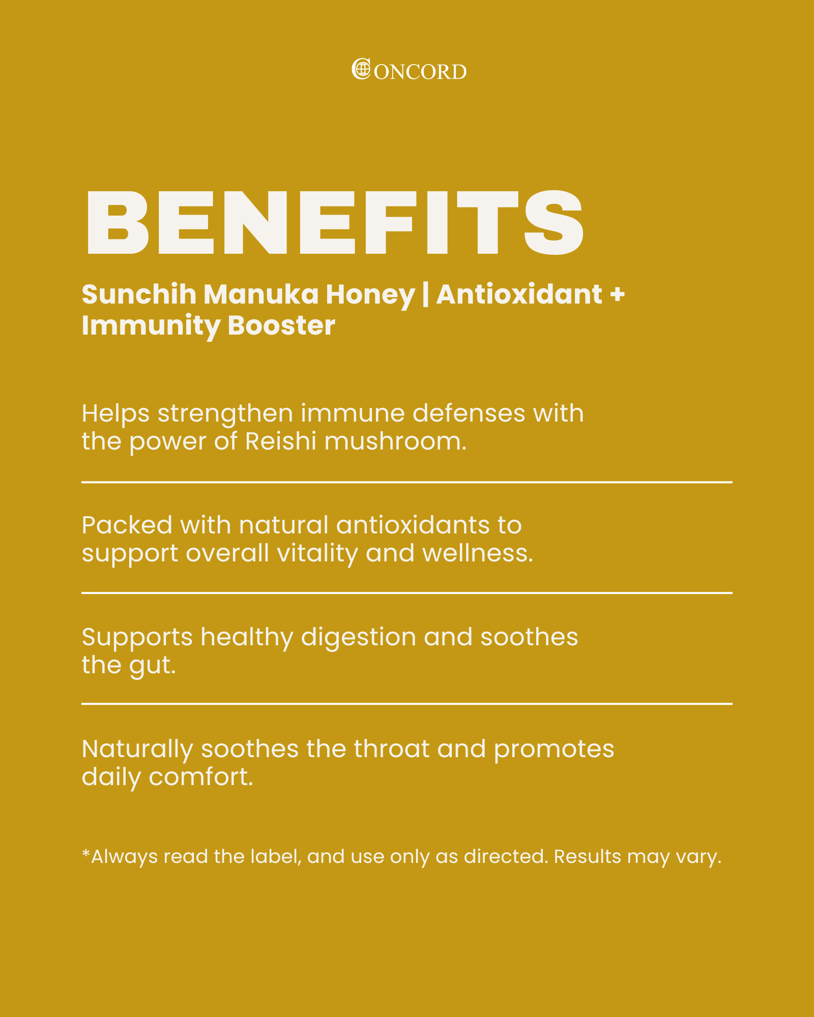 Sunchih Manuka Honey | Antioxidant + Immunity Booster