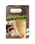 Packaging of Concord Slimming Coffee showing the product name, logo, images of people, and a cup of coffee. The box is green and brown with text and branding.