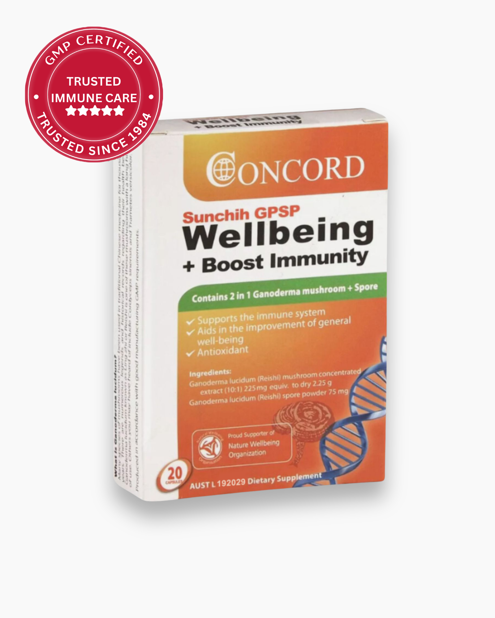 Sunchih GPSP | Wellbeing + Boost Immunity 20 Capsules
