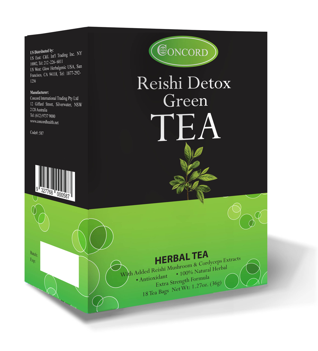 Reishi Detox Green Tea | Gentle Detox + Boost Immunity
