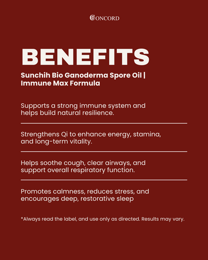 Sunchih Bio Ganoderma Spore Oil | Immune Max Formula