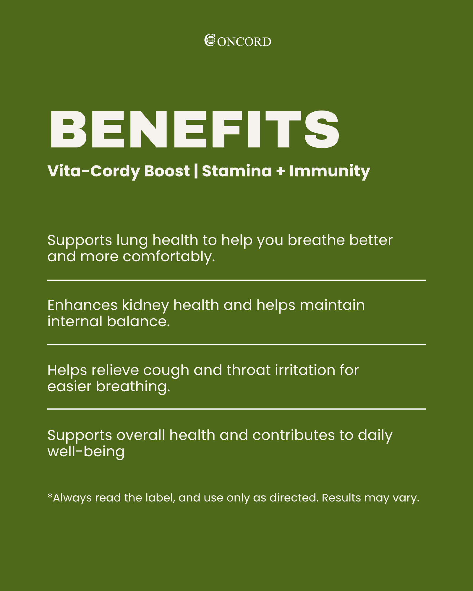 Vita-Cordy Boost | Stamina + Immunity